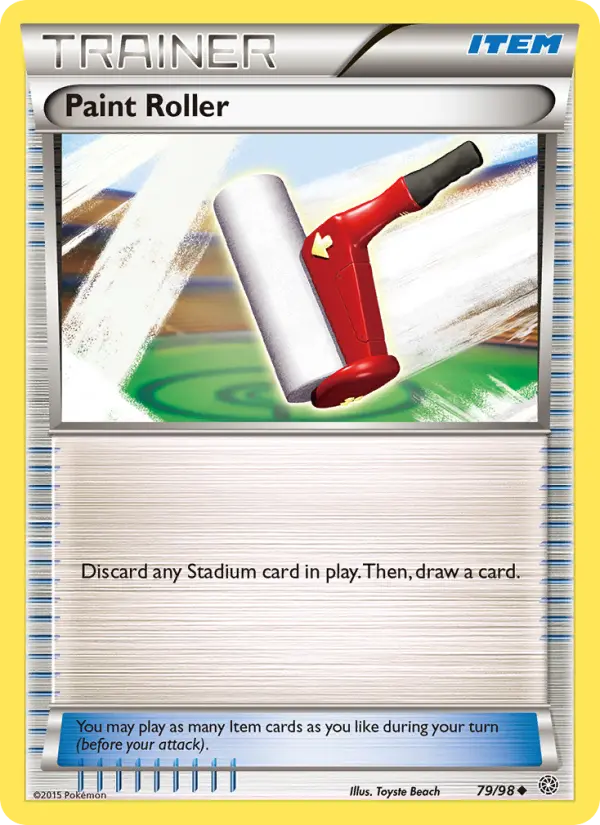 Paint Roller - Ancient Origins Pokemon Card