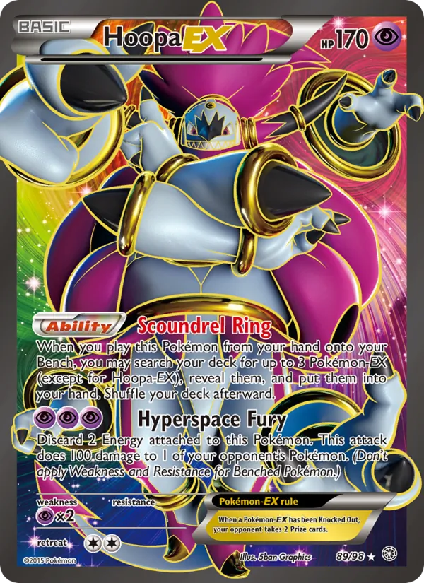 Hoopa EX - Ancient Origins Pokemon Card