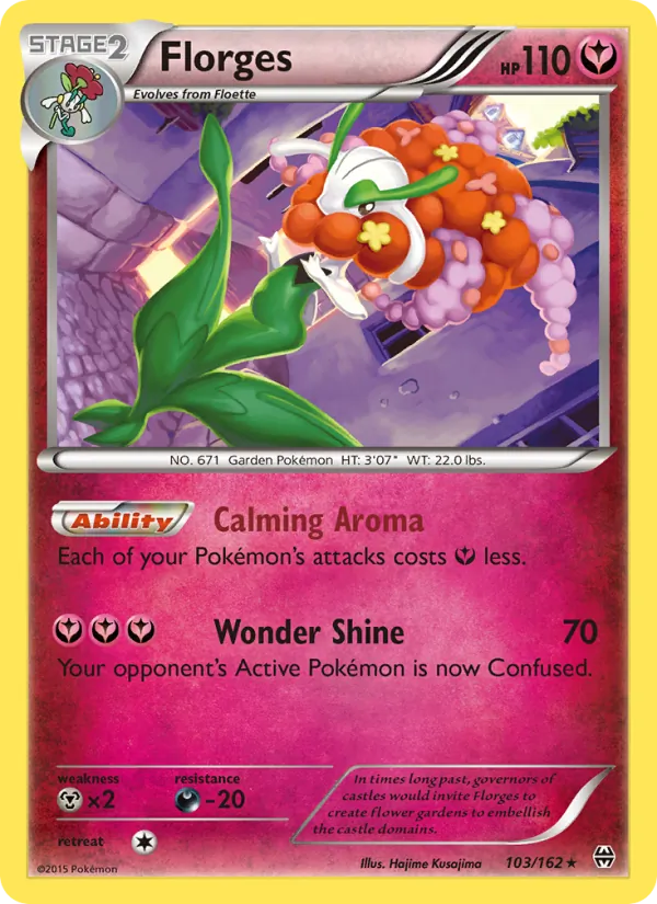 Florges - BREAKthrough Pokemon Card