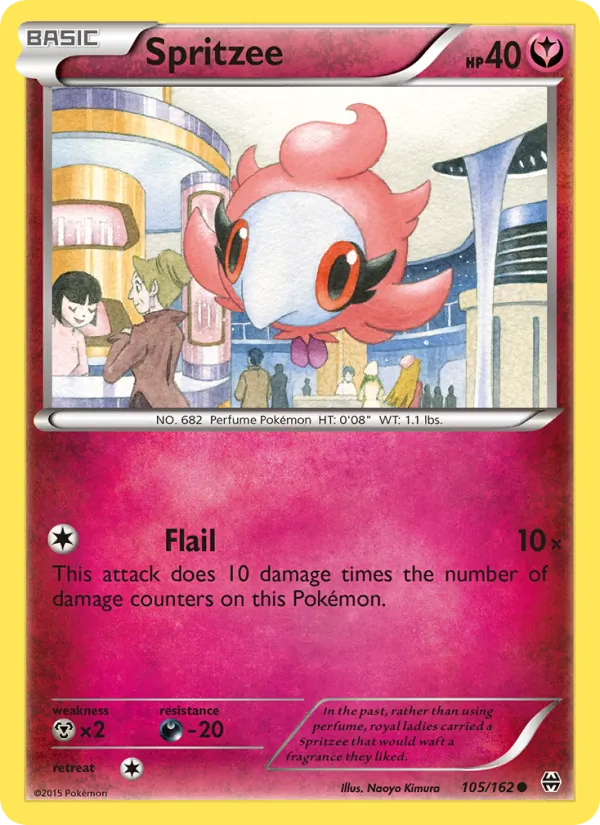 Spritzee - BREAKthrough Pokemon Card