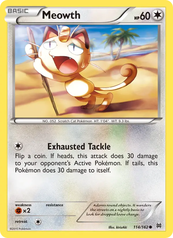 Meowth - BREAKthrough Pokemon Card