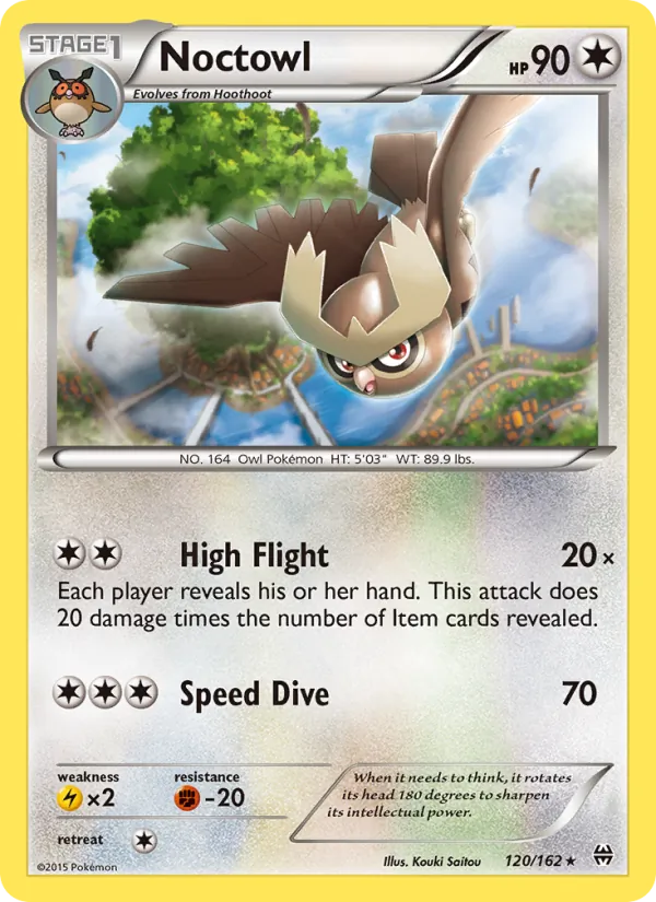 Noctowl - BREAKthrough Pokemon Card
