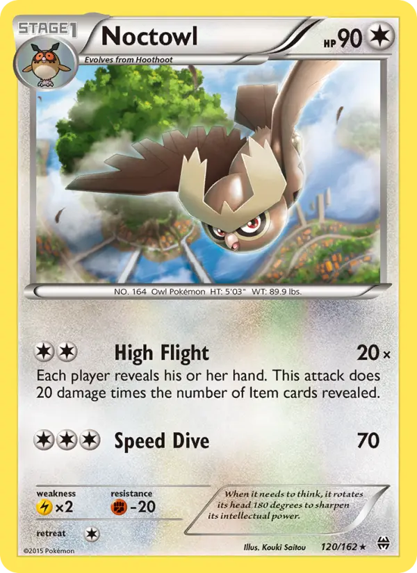 Noctowl - BREAKthrough Pokemon Card