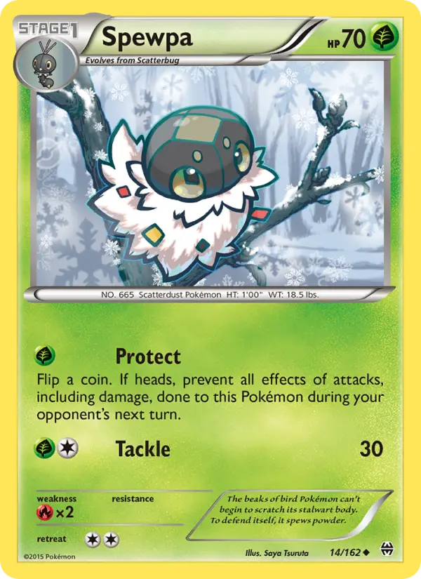 Spewpa - BREAKthrough Pokemon Card