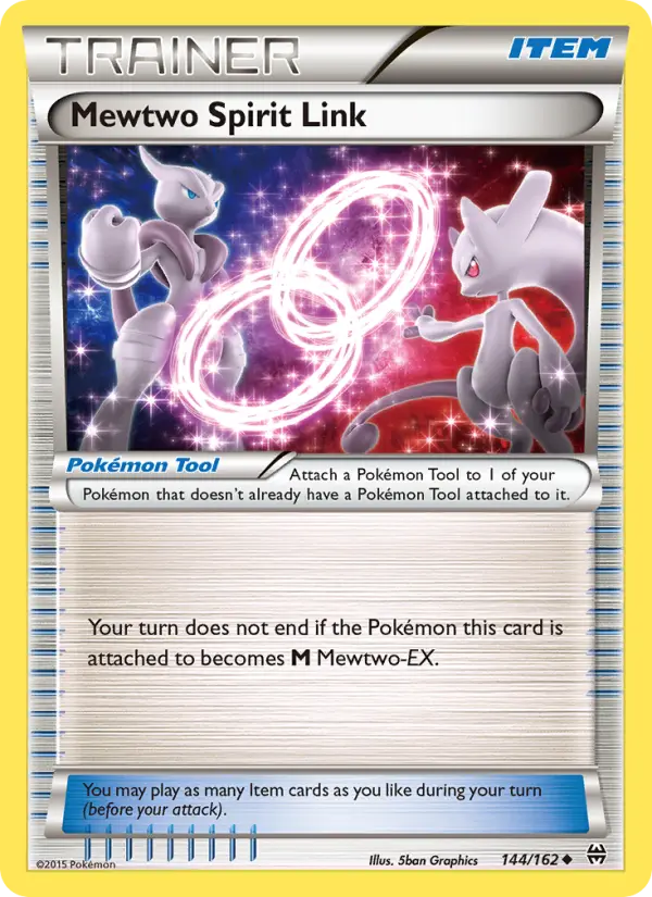 Mewtwo Spirit Link - BREAKthrough Pokemon Card