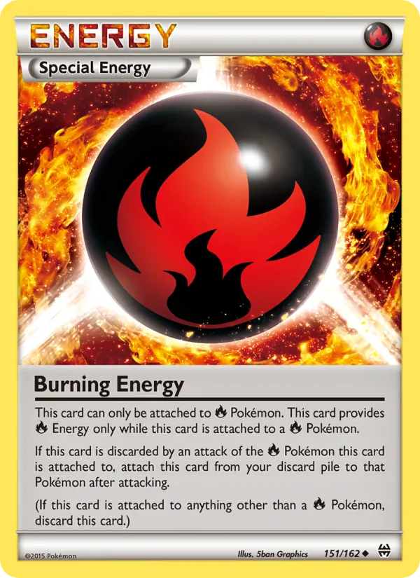 Burning Energy - BREAKthrough Pokemon Card