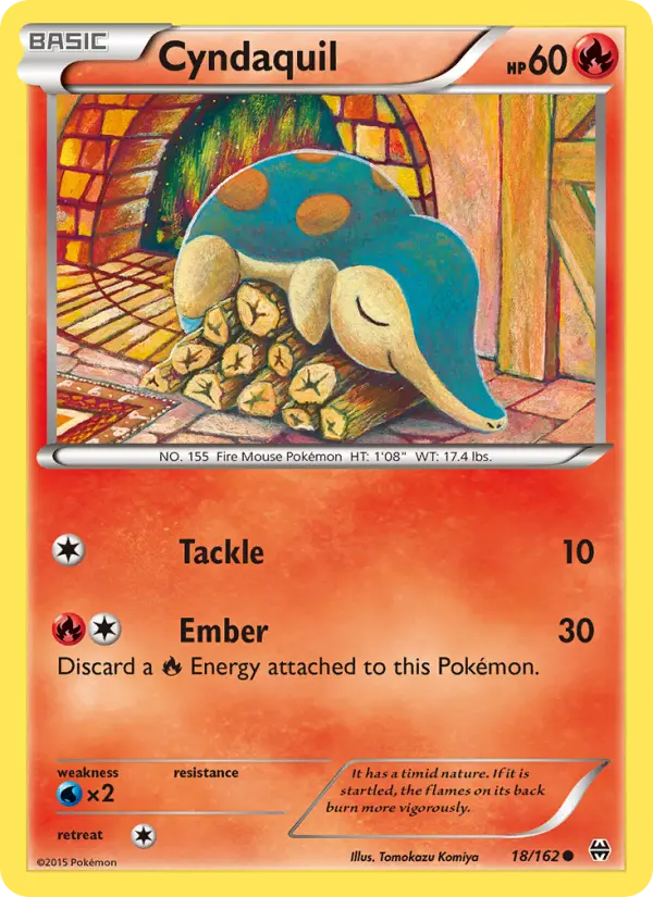 Cyndaquil - BREAKthrough Pokemon Card