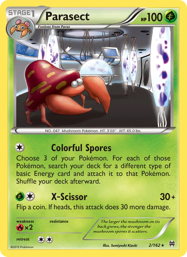 Parasect - BREAKthrough Pokemon Card