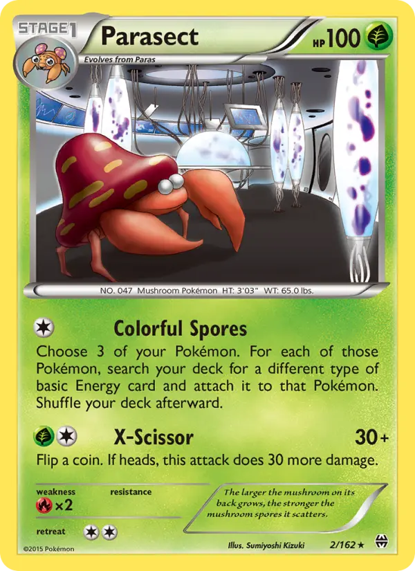 Parasect - BREAKthrough Pokemon Card