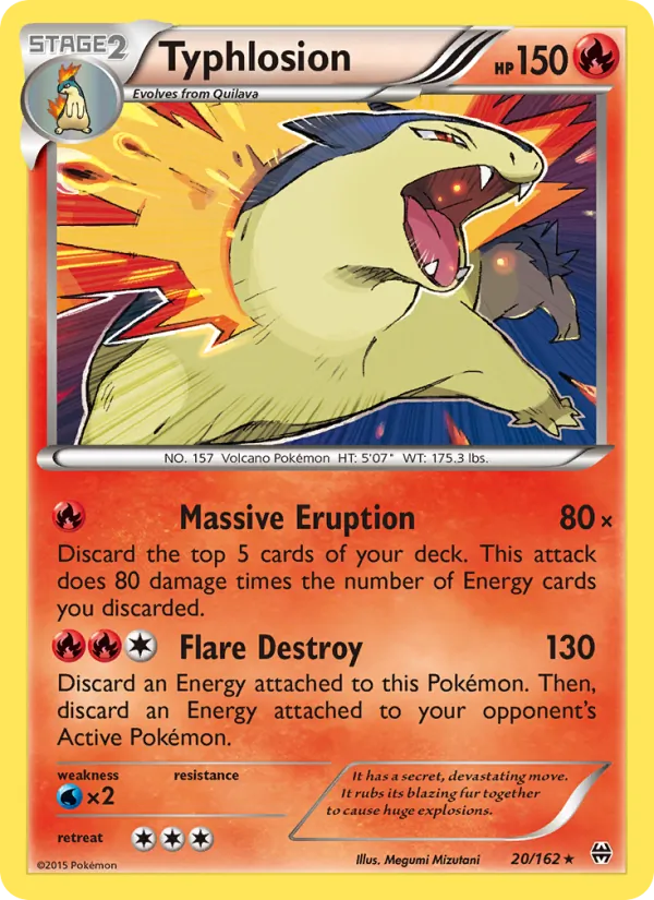 Typhlosion - BREAKthrough Pokemon Card