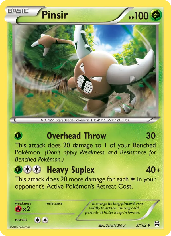 Pinsir - BREAKthrough Pokemon Card