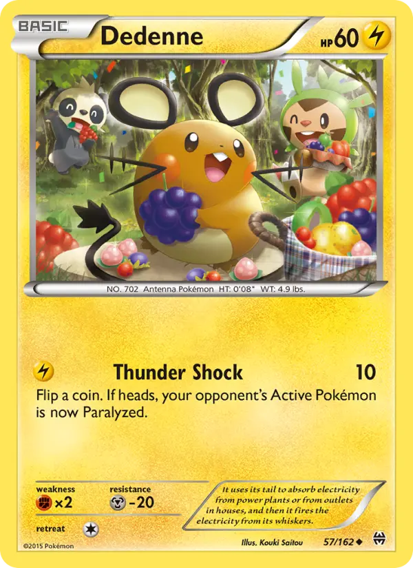 Dedenne - BREAKthrough Pokemon Card