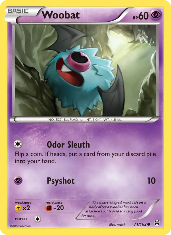 Woobat - BREAKthrough Pokemon Card