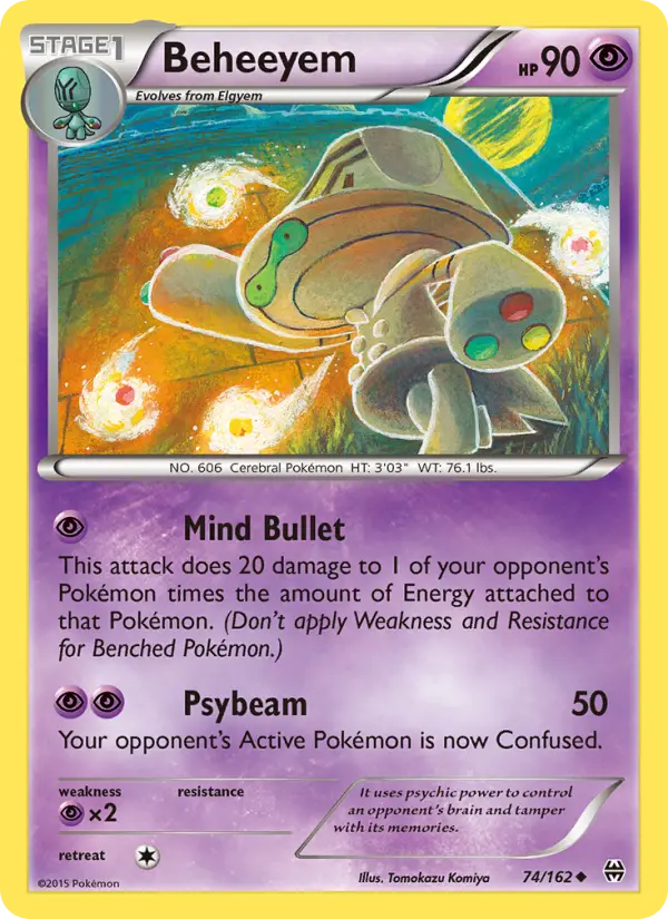 Beheeyem - BREAKthrough Pokemon Card