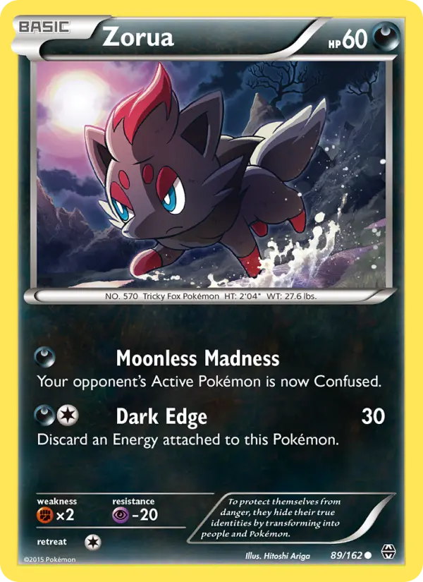 Zorua - BREAKthrough Pokemon Card