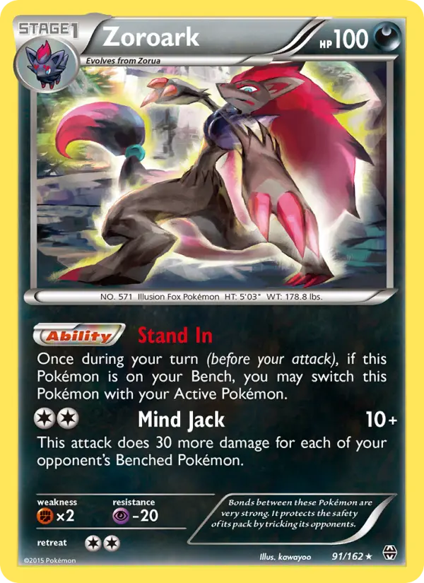 Zoroark - BREAKthrough Pokemon Card