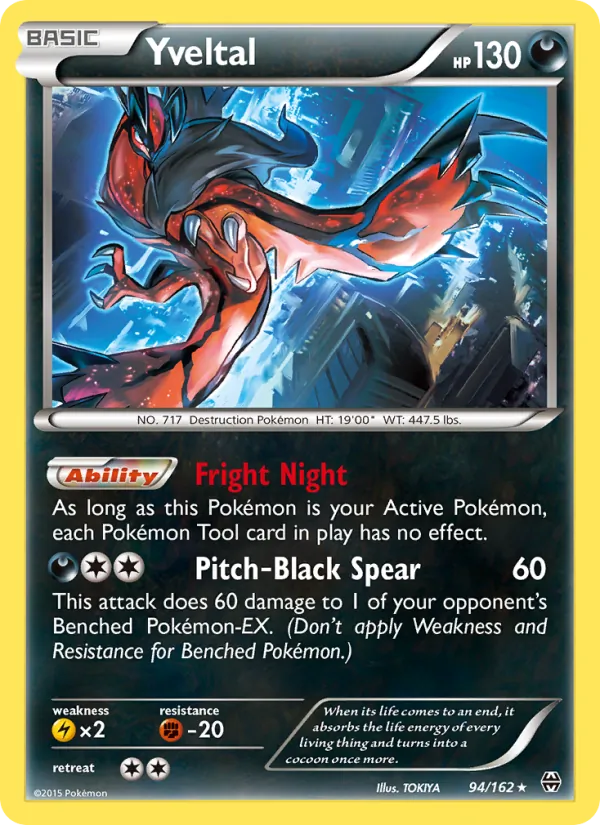 Yveltal - BREAKthrough Pokemon Card