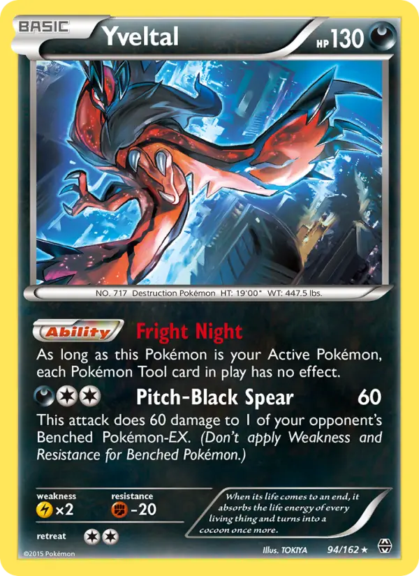 Yveltal - BREAKthrough Pokemon Card