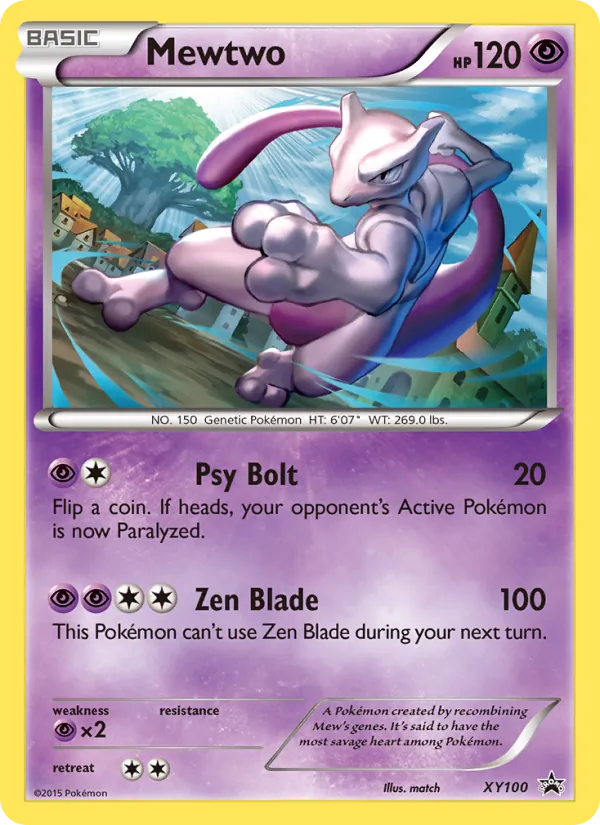 Mewtwo - XY Black Star Promos Pokemon Card