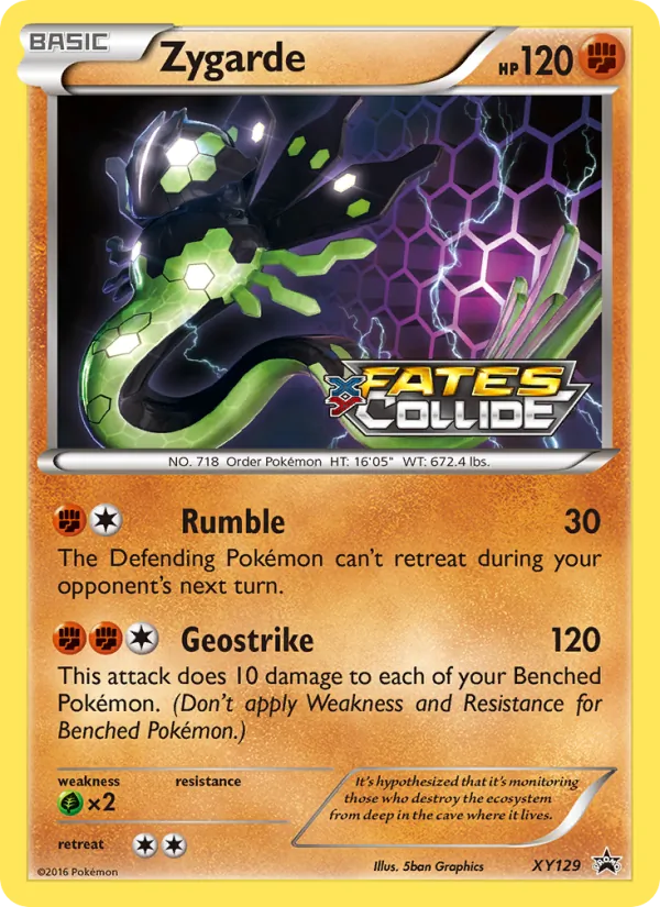 Zygarde - XY Black Star Promos Pokemon Card