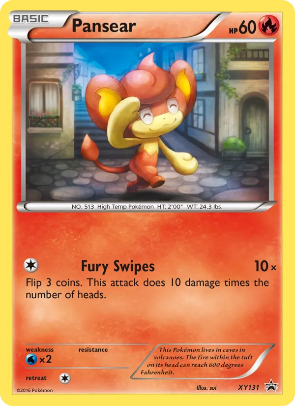Pansear - XY Black Star Promos Pokemon Card