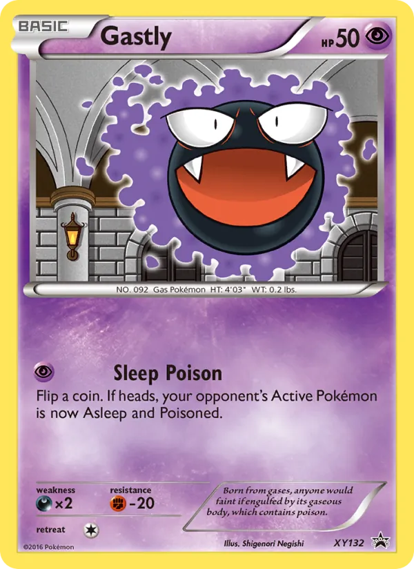 Gastly - XY Black Star Promos Pokemon Card