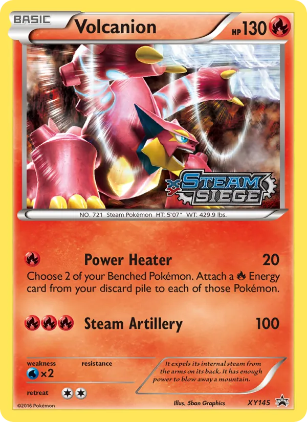 Volcanion - XY Black Star Promos Pokemon Card