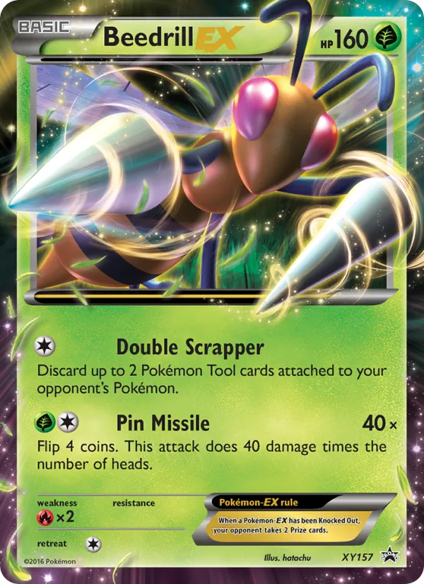 Beedrill EX - XY Black Star Promos Pokemon Card