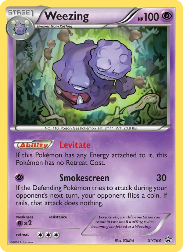 Weezing - XY Black Star Promos Pokemon Card