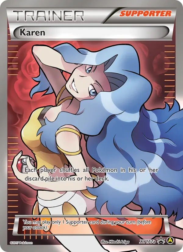 Karen - XY Black Star Promos Pokemon Card
