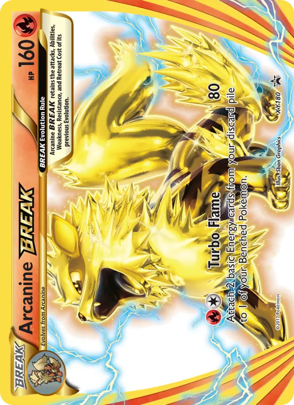 Arcanine BREAK - XY Black Star Promos Pokemon Card
