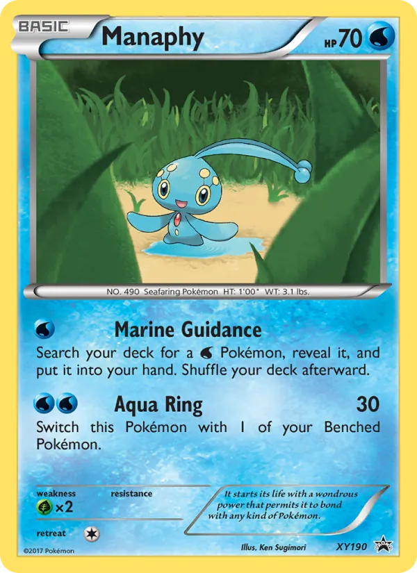 Manaphy - XY Black Star Promos Pokemon Card