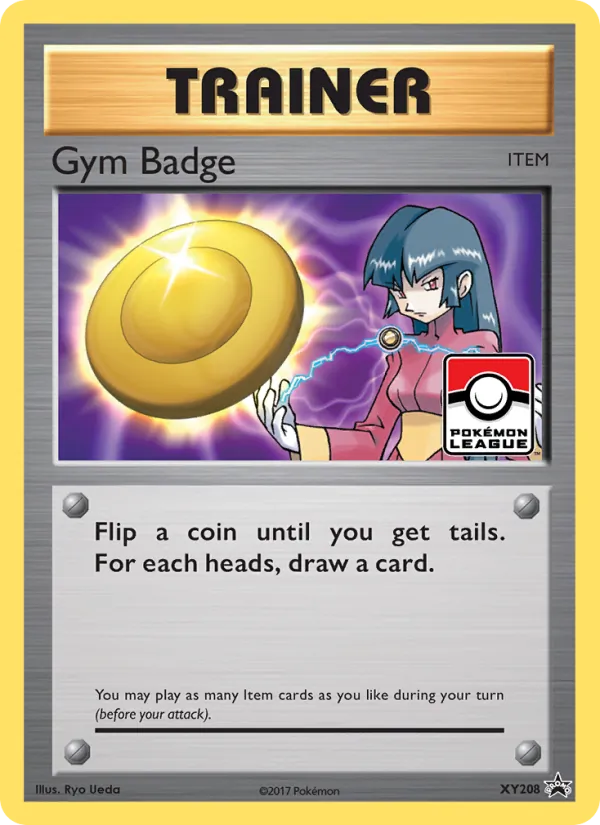 Gym Badge - XY Black Star Promos Pokemon Card