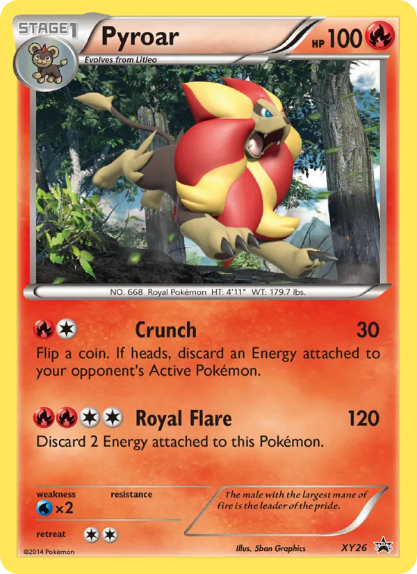 Pyroar - XY Black Star Promos Pokemon Card