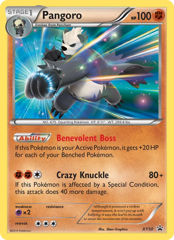 Pangoro - XY Black Star Promos Pokemon Card