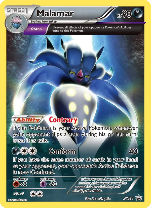 Malamar - XY Black Star Promos Pokemon Card