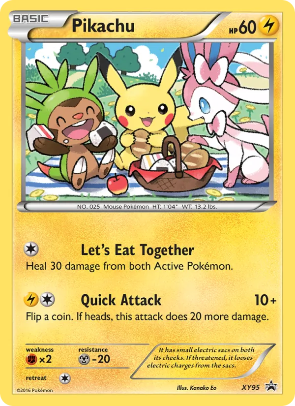 Pikachu - XY Black Star Promos Pokemon Card